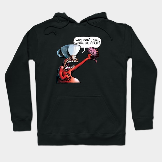 TMCM's Broken Brain Hoodie by ShannonWheeler